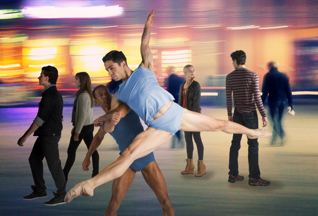 Dancers Ricardo Santos and Lucas Segovia in Crossing Ashland by Brock Clawson | Photo by Christopher Duggan